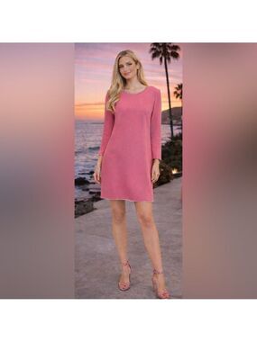 NWT ERMANNO SCERVINO Pink Dress with Silver Embellishments Size 6